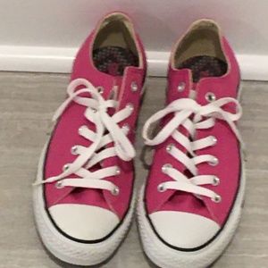 Vibrant Magenta Converse Chuck Taylors, Size 9